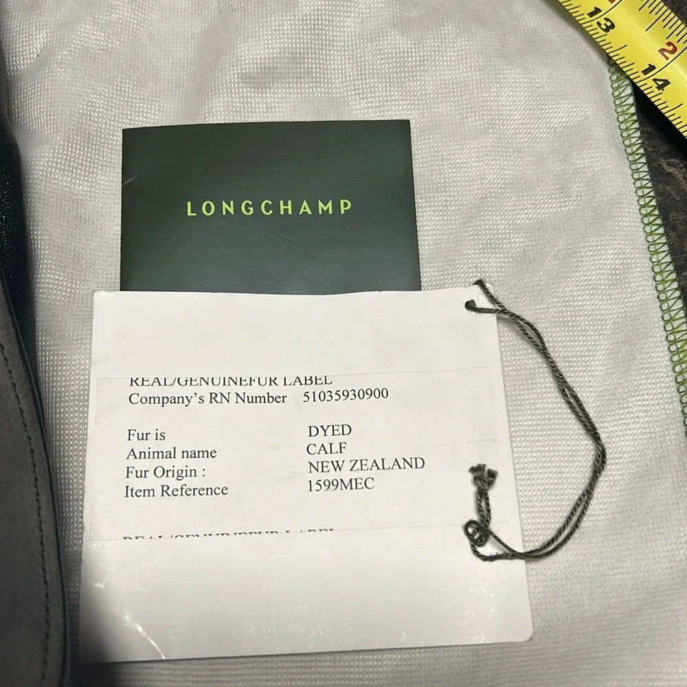 Longchamp - Leather & Suede multi color tote with pockets. NWOT - Picture 11 of 11